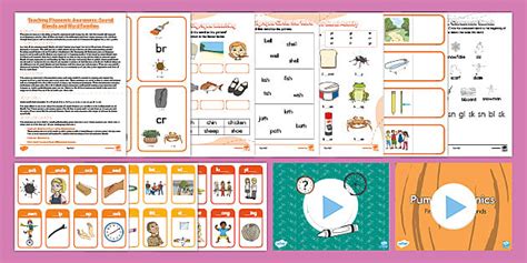 Primary Sound Blends and Word Families Activity Pack