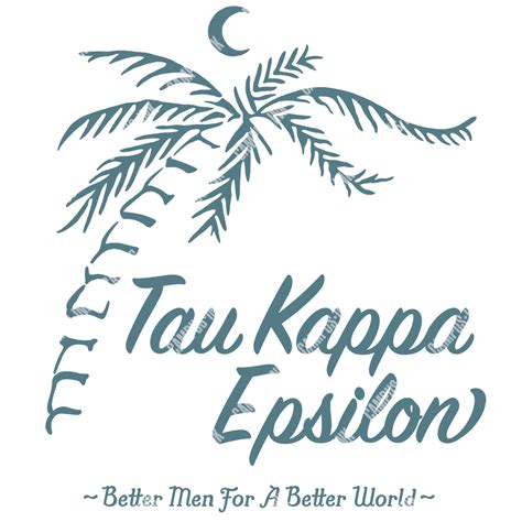 Tau Kappa Epsilon Palm Tree Design - The Tau Kappa Epsilon Store