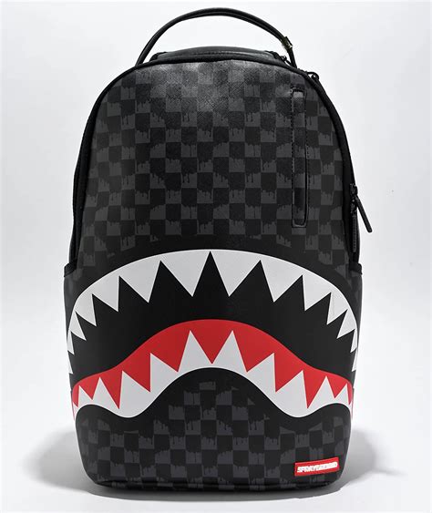 Sprayground Drip Checkerboard Shark Backpack at Coquitlam Centre in ...