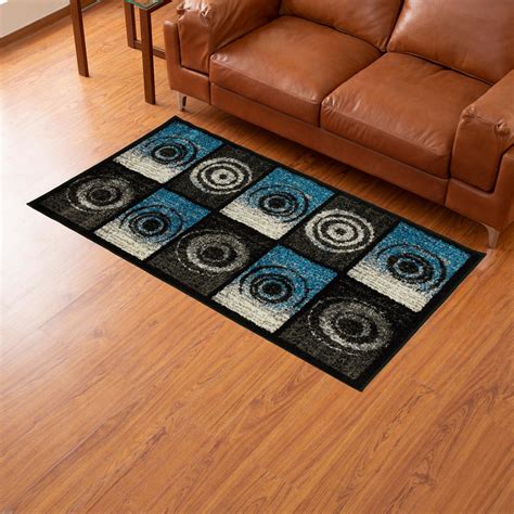 Buy Fiesta Multicolour Textured Woven Carpet- 90x150cm from Home Centre ...