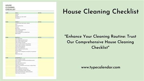 Commercial Kitchen Cleaning Checklist Template - prntbl ...