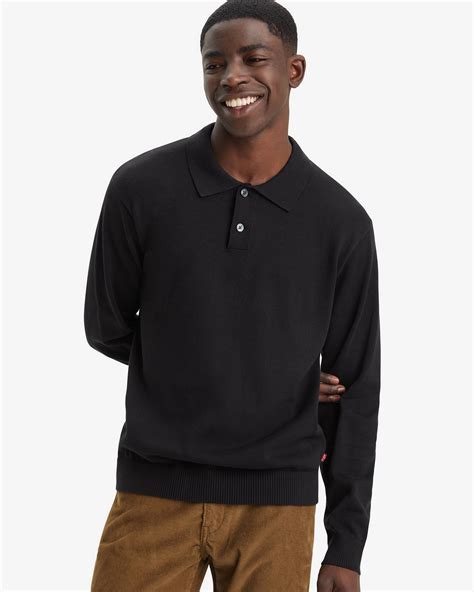 Black Sweater Polo