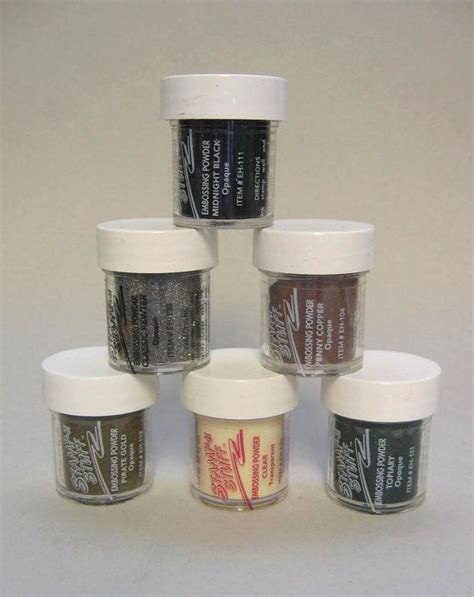 Image result for How to Use Embossing Powder Stamping