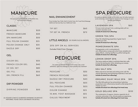 Services — Serenity Nail Spa