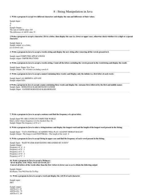 String Manipulation in Java Syntax 的图像结果