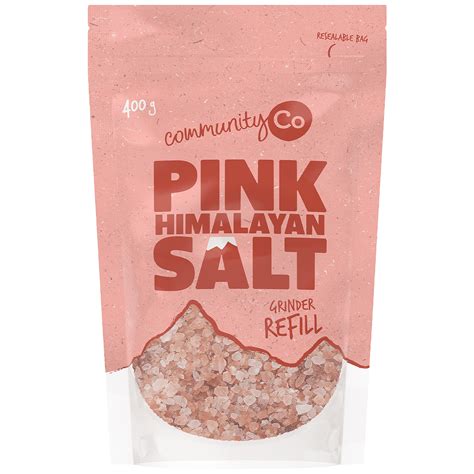 Community Co Pink Himalayan Salt Grinder Refill 400g | Community Co