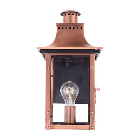 Quoizel Charleston 1 -Light 15.0-in H Antique Copper Hardwired Outdoor ...