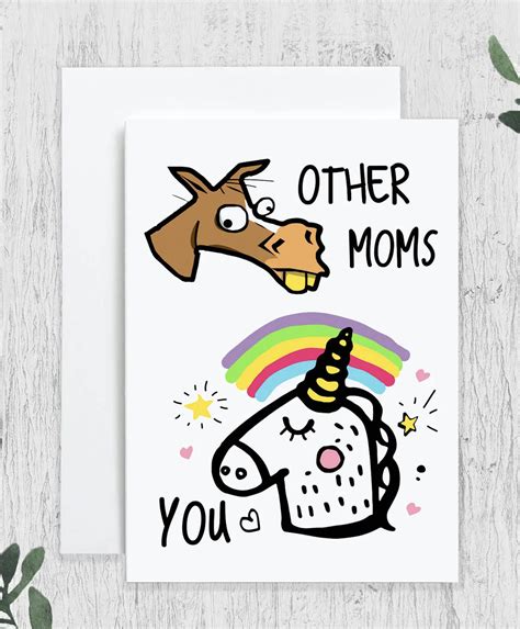 Funny Mothers Day Card, Funny Gift for Mom, Birthday Card for Mom ...
