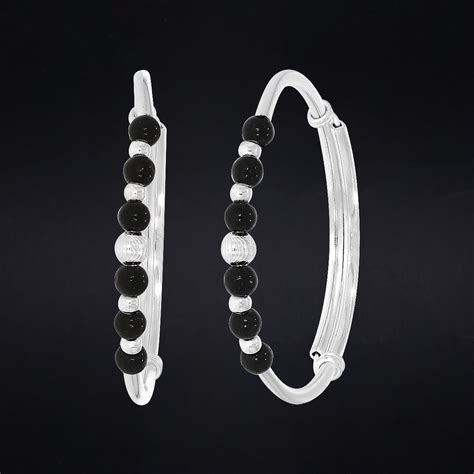 Cheerful Glow Silver Kadli for Kids – WHP Jewellers