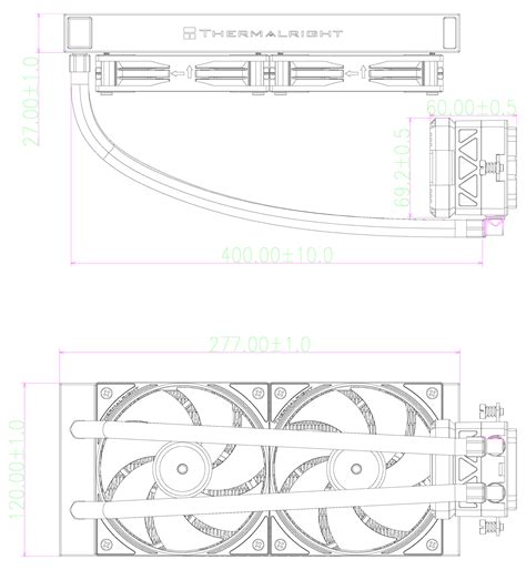 Frozen Warframe 240 WHITE ARGB – Thermalright