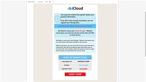 iCloud Scam Email: Fake Payment Alerts Threaten Your Photos and Data
