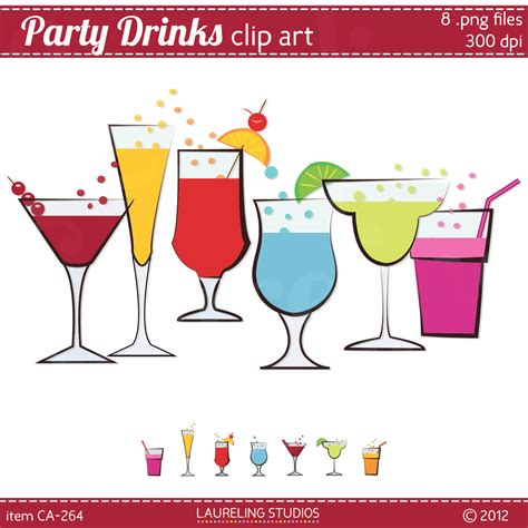 Alcoholic Drinks Cliparts - Free Images for Your Designs