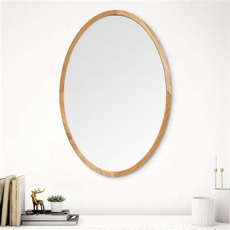 Buy Reflection Spinney Wooden Oval Mirror - 50x75cm from Home Centre at ...