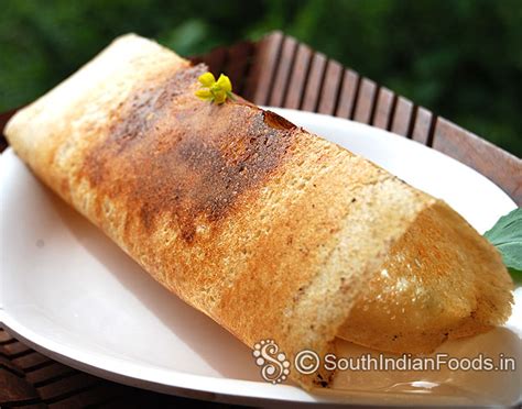 Wheat paper roast | Godhumai roast-How to make-Step by step photos & Video