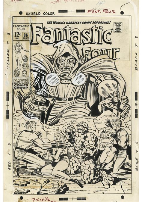Jack Kirby Quatro Fantasticos Arte Fantastic Four Vol 1 102 | Marvel