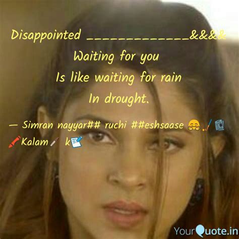 Disappointed ____________... | Quotes & Writings by Ruchi Nayyar ...