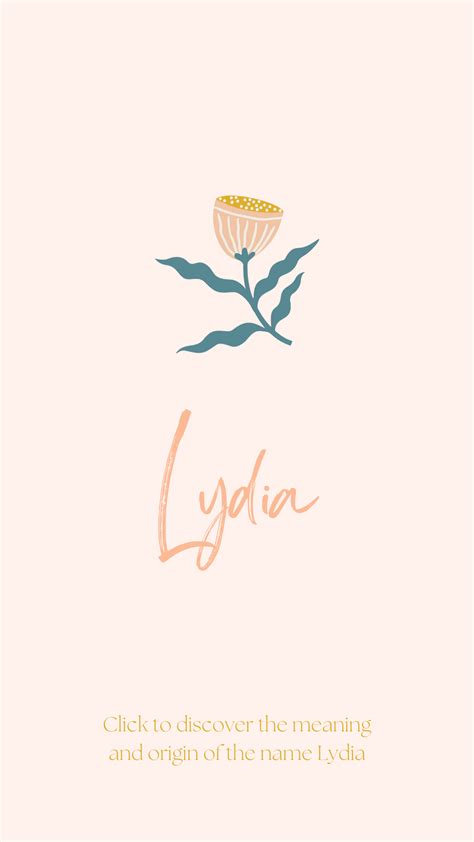 Lydia Name Meaning and Origin