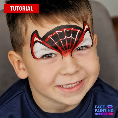 Rezultat imagine pentru Spider-Man Face Paint Tutorial