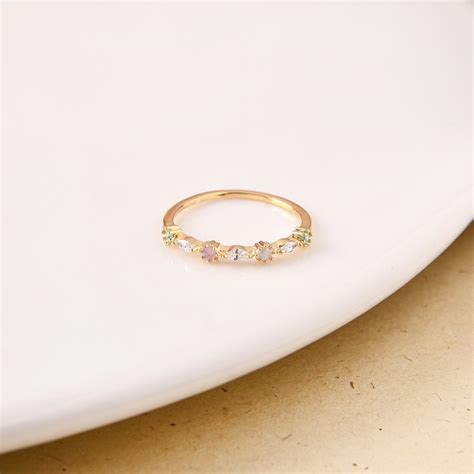 Ring Online - Premium Shimmer In Harmony Gold Ring | Nestasia