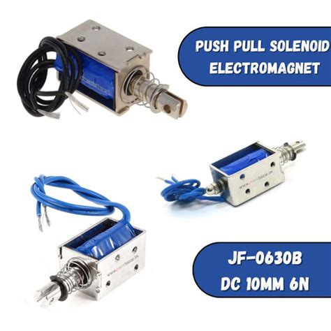 Buy JF-0630B Push Pull Solenoid Electromagnet | Makerbazar