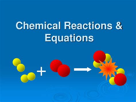 Chemical Reaction Equation