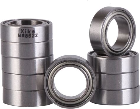 Amazon.com: XIKE 10 Pcs - MR85ZZ 5x8x2.5mm Shielded Precision Ball ...