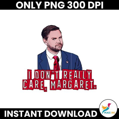 I Dont Really Care Margaret JD Vance Interview PNG Clipart | Peace SVG