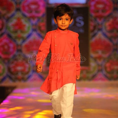 Buy Children's Cross Button Kurta Pyjama Online India