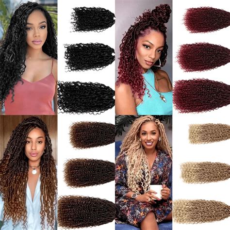 Goddess Locs Crochet Hair, Faux Locs Crochet Hair For Women Extensions ...