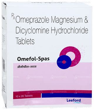 Omefol Spas Tablet 20 - Uses, Side Effects, Dosage, Price | Truemeds
