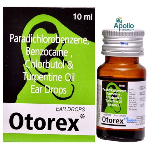 Otorex Ear Drops | Uses, Side Effects, Price | Apollo Pharmacy