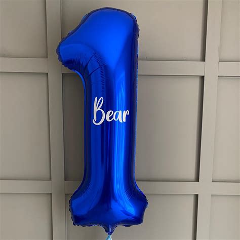 Single Foil Number Shape Balloons - Mary Poppins Balloons