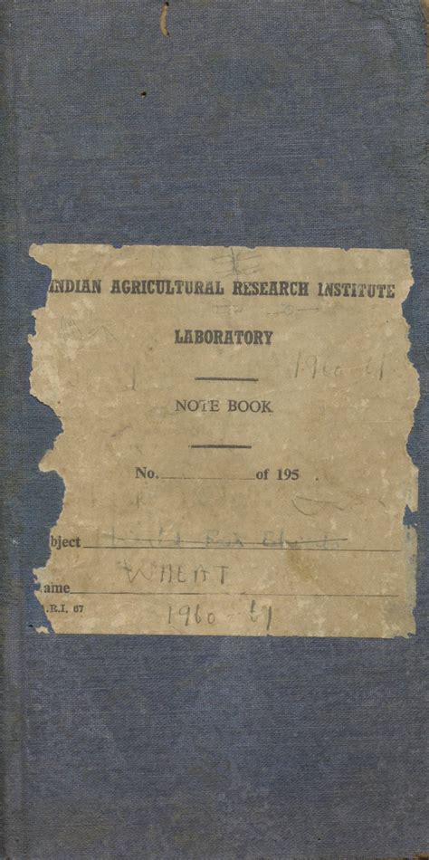 Collection: MS Swaminathan Papers | Archives at NCBS