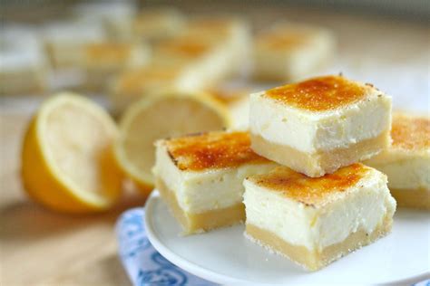 Lemon Cheesecake Creme Brulee Bars | Recipe | Lemon recipes, Desserts ...