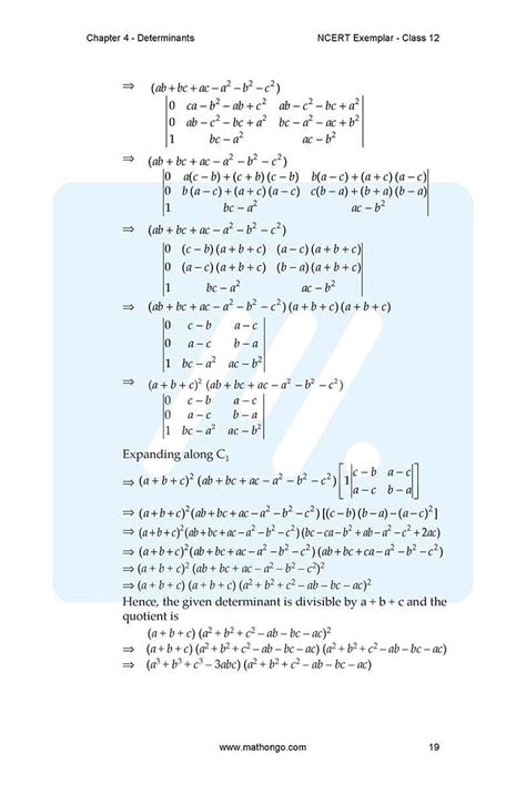 Image result for Maths Chapter 4 Class 12 PDF