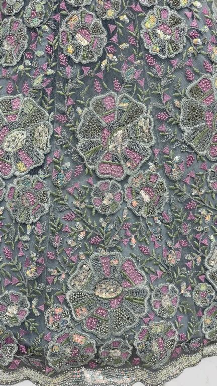 ANJANI ART D.NO 2889 WHOLESALE HEAVY NET FLOWER PATTERN WORK DESIGNER ...