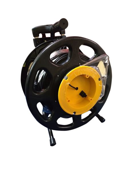 4 Core Armoured Fiber Cable with Drum , Professional Water proof caps ...