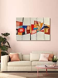 999Store Wooden Stretched Framed painting wall abstract Wall Art Bed ...