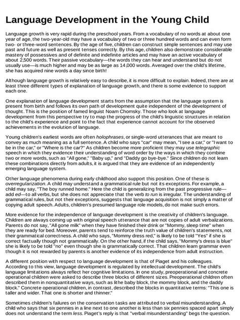 Image result for Language Development PDF