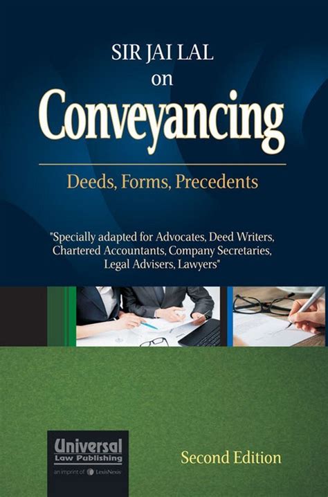Conveyancing - Deeds, Forms, Precedents : Sir Jai Lal: Amazon.in: Books