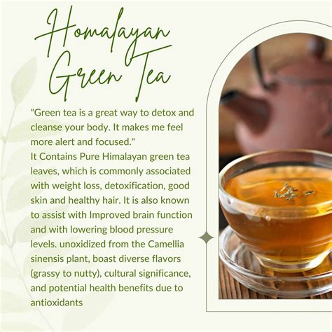 Himalayan Green Tea Impact on Weight Loss, Blood Pressure, Brain Healt ...