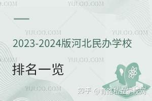 2023-2024版河北民办学校排名一览！(可高考 不限户籍招生) - 知乎