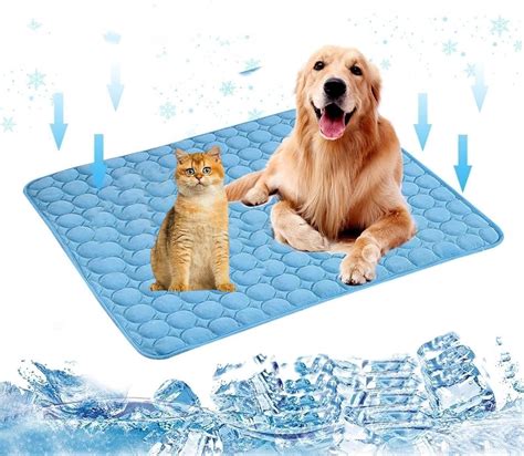Amazon.com : Dog Cooling Mat, Washable Pet Cooling Mat, No Water or ...