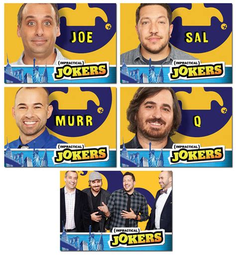IMPRACTICAL JOKERS BIO 5 Card Promo Set Joe Sal Murr Q - Etsy
