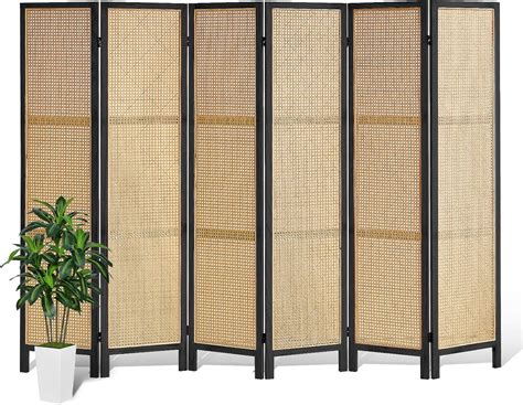 Asnefeli Room Divider 6 Panel, Folding Privacy Screens, India | Ubuy
