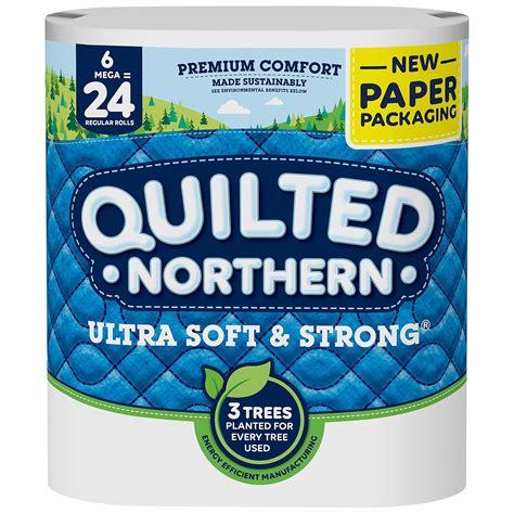 Amazon.com: Quilted Northern Ultra Soft & Strong Toilet Paper, 6 Mega ...
