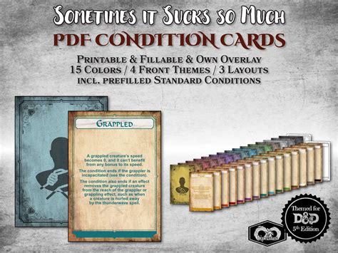 Dnd 5E Condition Cards Pdf at Tyler Mckinley blog