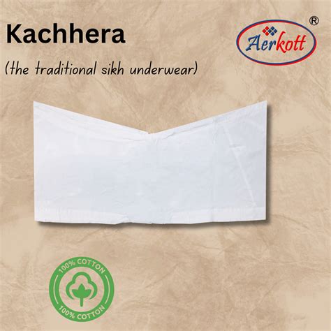 White Kachhera (The Traditional Sikh Underwear) Medium Size - 11 No ...