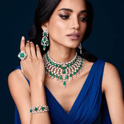 Emerald Garden Diamond Necklace – Golubhai Badalia Diamonds