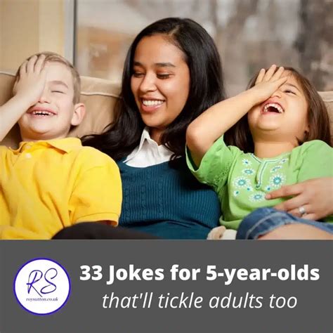 33 funny jokes for 5-year-olds that'll tickle adults too - Roy Sutton